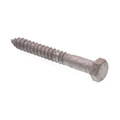 Prime-Line Hex Lag Screw 1/2in X 4in A307 Grade A Hot Dip Galvanized Steel 25PK 9056978